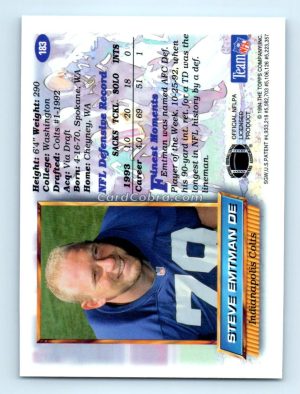 1994 Finest #183 Steve Emtman Indianapolis Colts