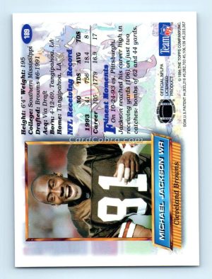 1994 Finest #189 Michael Jackson Cleveland Browns