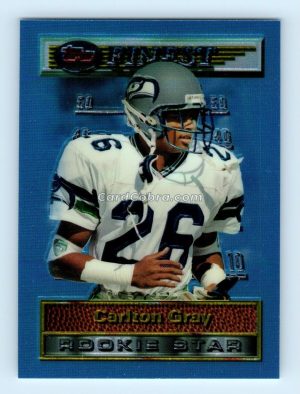 1994 Finest #191 Carlton Gray Seattle Seahawks Rookie Card