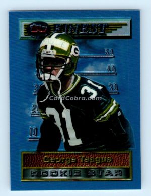 1994 Finest #205 George Teague Green Bay Packers Rookie Card