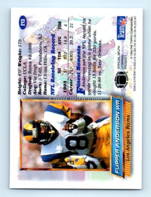 1994 Finest #213 Flipper Anderson Los Angeles Rams