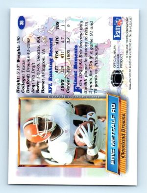 1994 Finest #36 Eric Metcalf Cleveland Browns