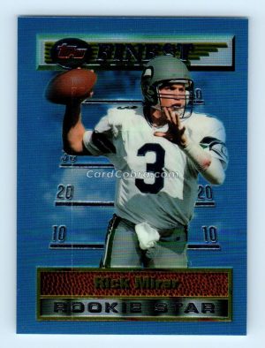 1994 Finest #41 Rick Mirer Seattle Seahawks Rookie Card