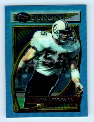 1994 Finest #51 John Offerdahl Miami Dolphins