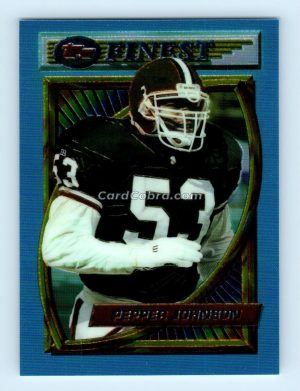 1994 Finest #61 Pepper Johnson Cleveland Browns