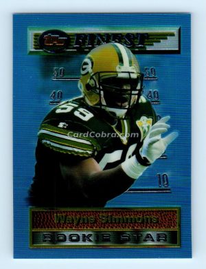 1994 Finest #7 Wayne Simmons Green Bay Packers Rookie Card