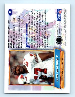 1994 Finest #80 Luis Sharpe Phoenix Cardinals