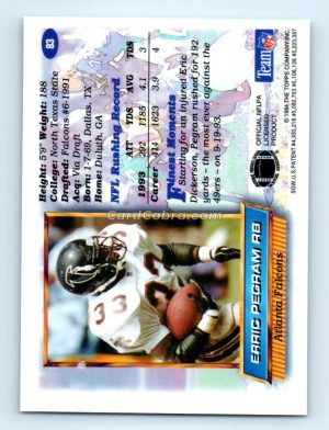 1994 Finest #83 Erric Pegram Atlanta Falcons