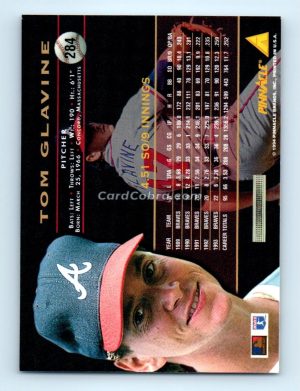 1994 Pinnacle #284 Tom Glavine Atlanta Braves