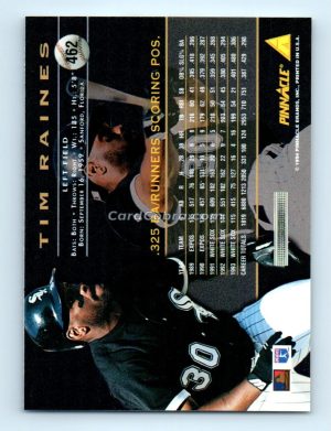 1994 Pinnacle #462 Tim Raines Chicago White Sox