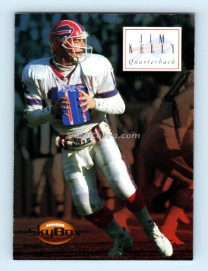 1994 SkyBox #16 Jim Kelly Happy Holidays Promo Buffalo Bills