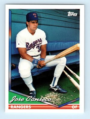 1994 Topps #80 Jose Canseco Texas Rangers