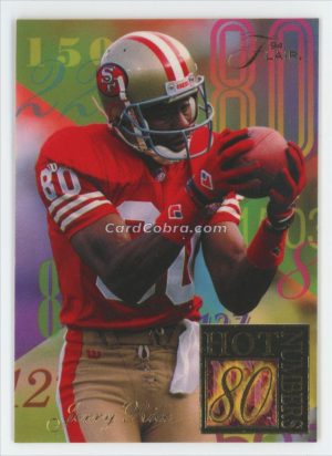 1994 Ultra Flair Hot Numbers #9 Jerry Rice San Francisco 49ers