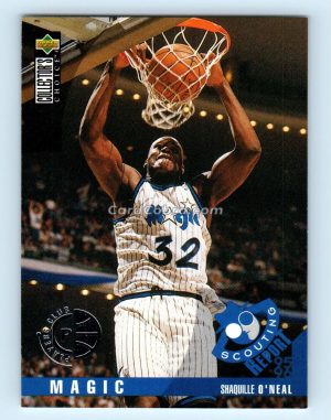 1995 Collector's Choice Players Club #339 Shaquille O'Neal Orlando Magic