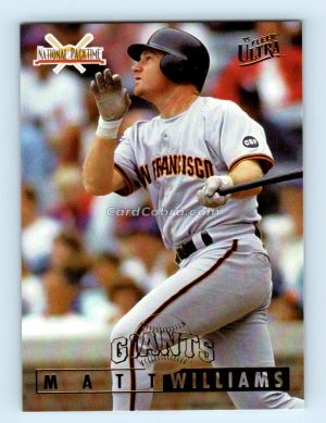 1995 Fleer Ultra National Packtime #2 Matt Williams San Francisco Giants