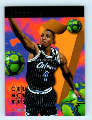 1995 Hoops Number Crunchers #6 Anfernee Hardaway Orlando Magic