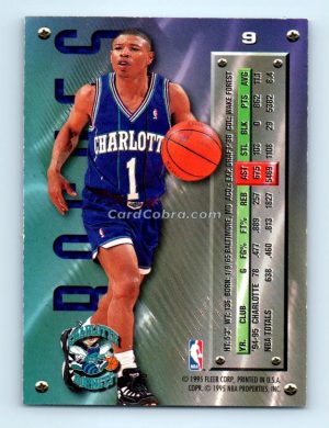 1995 Metal #9 Muggsy Bogues Charlotte Hornets