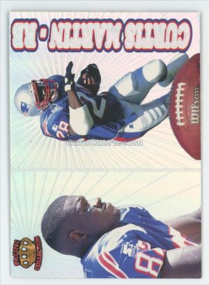 1995 Pacific Collection #195 Curtis Martin New England Patriots Rookie Card