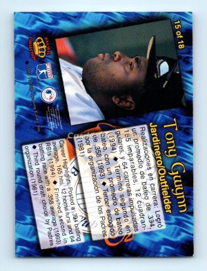 1995 Pacific National Packtime #15 Tony Gwynn San Diego Padres