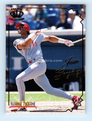 1995 Pacific National Packtime #3 Juan Gonzalez Texas Rangers