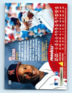 1995 Pinnacle #208 Bo Jackson California Angels