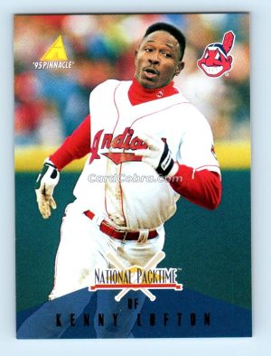 1995 Pinnacle National Packtime #16 Kenny Lofton Cleveland Indians