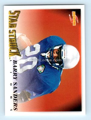 1995 Score #208 Barry Sanders Detroit Lions