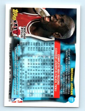 1995 Topps #227 Michael Jordan Chicago Bulls