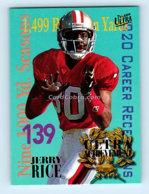 1995 Ultra Achievements #5 Jerry Rice San Francisco 49ers