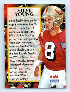 1995 Ultra Award Winners #6 Steve Young San Francisco 49ers