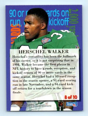 1995 Ultra Ultra Achievement #8 Herschel Walker Philadelphia Eagles