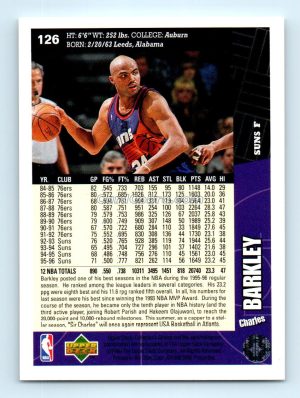 1996 Collector's Choice #126 Charles Barkley Phoenix Suns