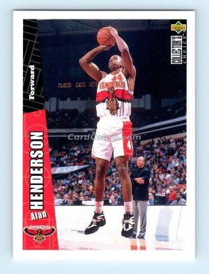 1996 Collectors Choice #201 Alan Henderson Atlanta Hawks