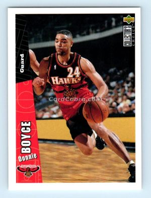 1996 Collectors Choice #203 Donnie Boyce Atlanta Hawks Rookie Card