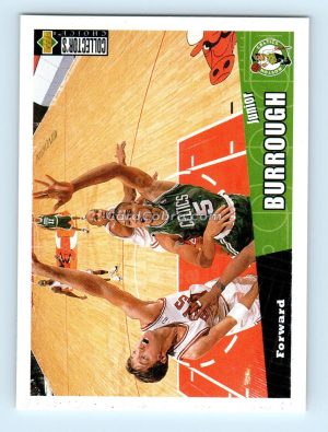 1996 Collectors Choice #207 Junior Burrough Boston Celtics