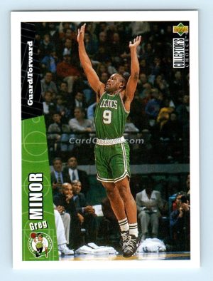 1996 Collectors Choice #210 Greg Minor Boston Celtics