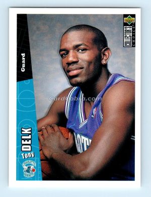 1996 Collectors Choice #213 Tony Delk Charlotte Hornets Rookie Card