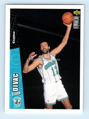 1996 Collectors Choice #214 Vlade Divac Charlotte Hornets