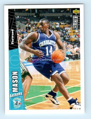 1996 Collectors Choice #216 Anthony Mason Charlotte Hornets