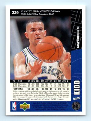 1996 Collectors Choice #229 Jason Kidd Dallas Mavericks