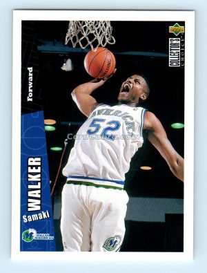 1996 Collectors Choice #232 Samaki Walker Dallas Mavericks Rookie Card