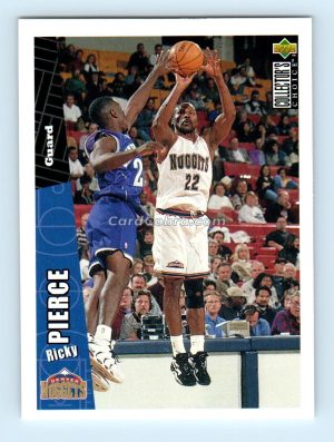 1996 Collectors Choice #237 Ricky Pierce Denver Nuggets