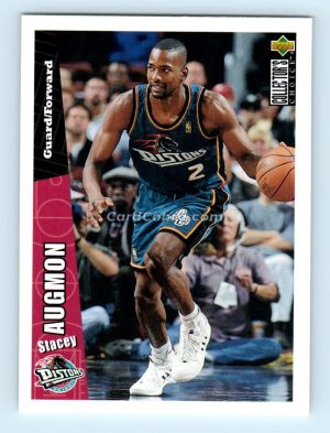 1996 Collectors Choice #239 Stacey Augmon Detroit Pistons