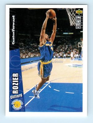 1996 Collectors Choice #246 Clifford Rozier Golden State Warriors