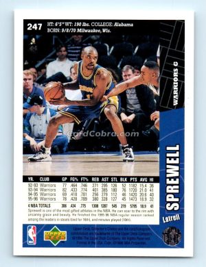 1996 Collectors Choice #247 Latrell Sprewell Golden State Warriors