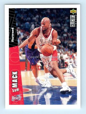 1996 Collectors Choice #251 Sam Mack Houston Rockets