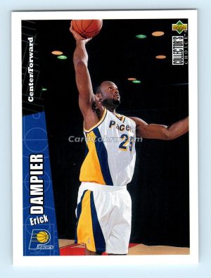 1996 Collectors Choice #253 Erick Dampier Indiana Pacers Rookie Card