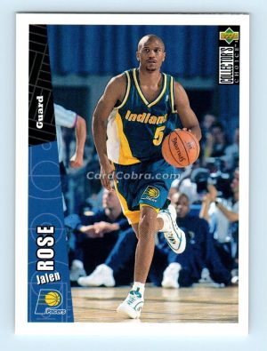 1996 Collectors Choice #258 Jalen Rose Indiana Pacers