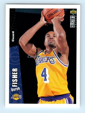 1996 Collectors Choice #269 Derek Fisher Los Angeles Lakers Rookie Card