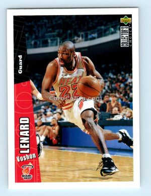 1996 Collectors Choice #274 Voshon Lenard Miami Heat Rookie Card